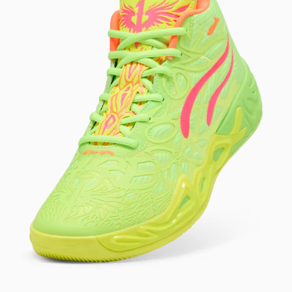 Puma LaMelo Ball MB.04 Gem 籃球鞋 檸檬綠 男鞋 311421-01-圖片-5