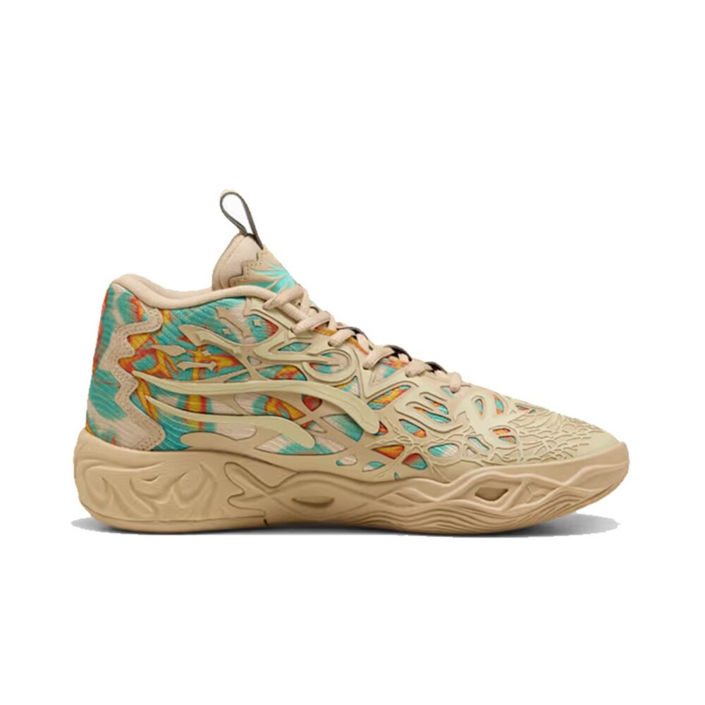 Puma LaMelo Ball MB.04 Light Sand 米棕橘綠 312209-01-圖片-2