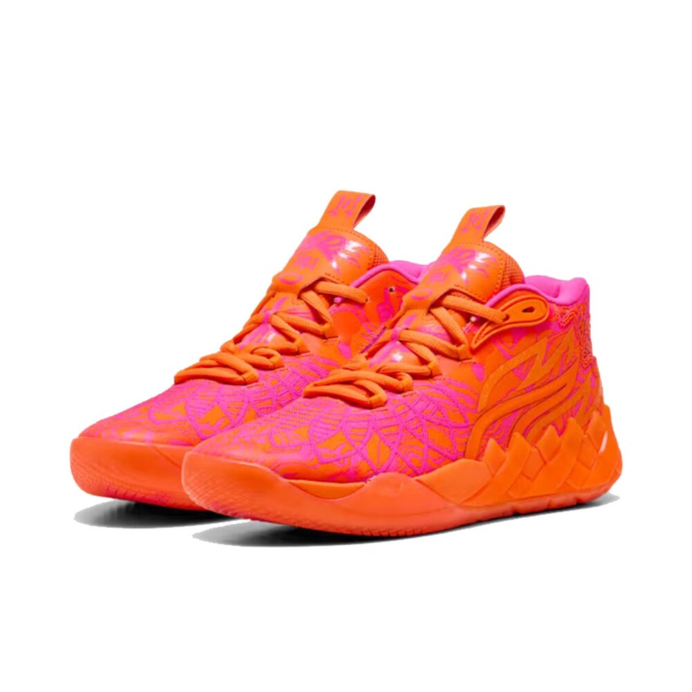 312855-01-Puma LaMelo Ball MB.01 Mash Up 橘紅 籃球鞋 312855-01