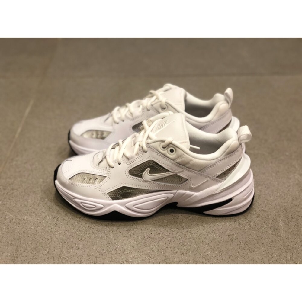 3503283530-Nike M2K Tekno ESS 白銀 老爹鞋 增高鞋 CJ9583-100