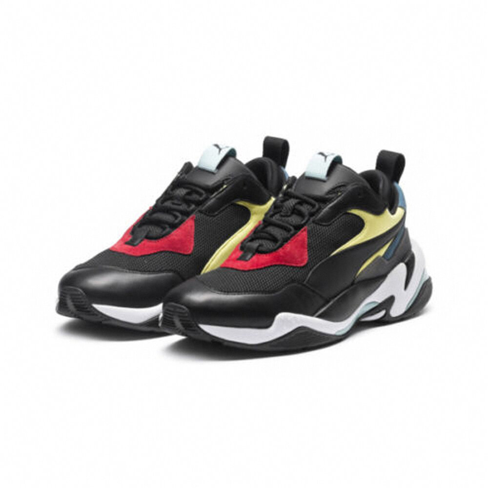 367516-01-Puma Thunder Spectra 炫雅同款 黑藍黃紅 老爹鞋 367516-01