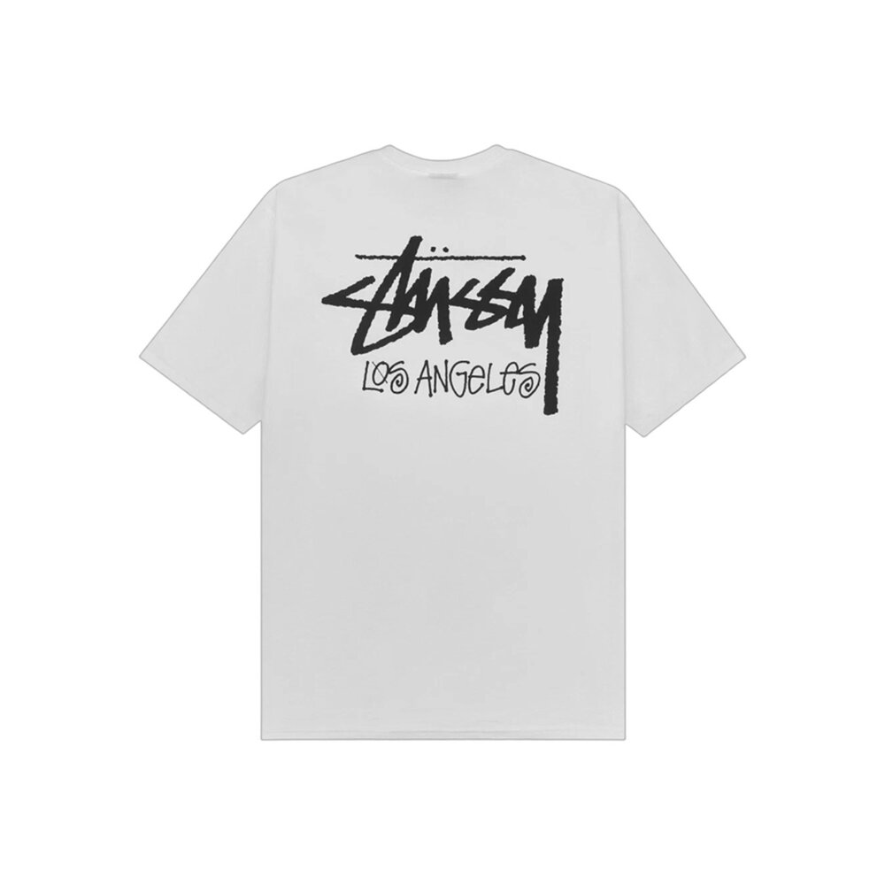 Stussy Stock Los Angeles Tee 白、黑、海軍藍、軍綠 短袖 3903998-圖片-2