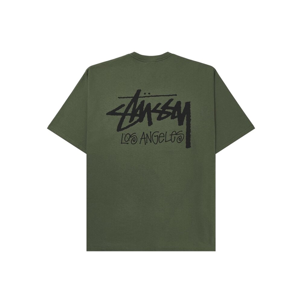 Stussy Stock Los Angeles Tee 白、黑、海軍藍、軍綠 短袖 3903998-圖片-3