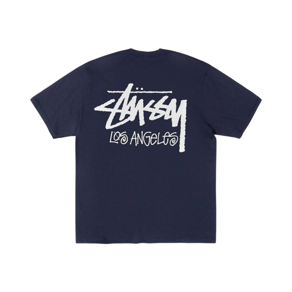 Stussy Stock Los Angeles Tee 白、黑、海軍藍、軍綠 短袖 3903998-圖片-4