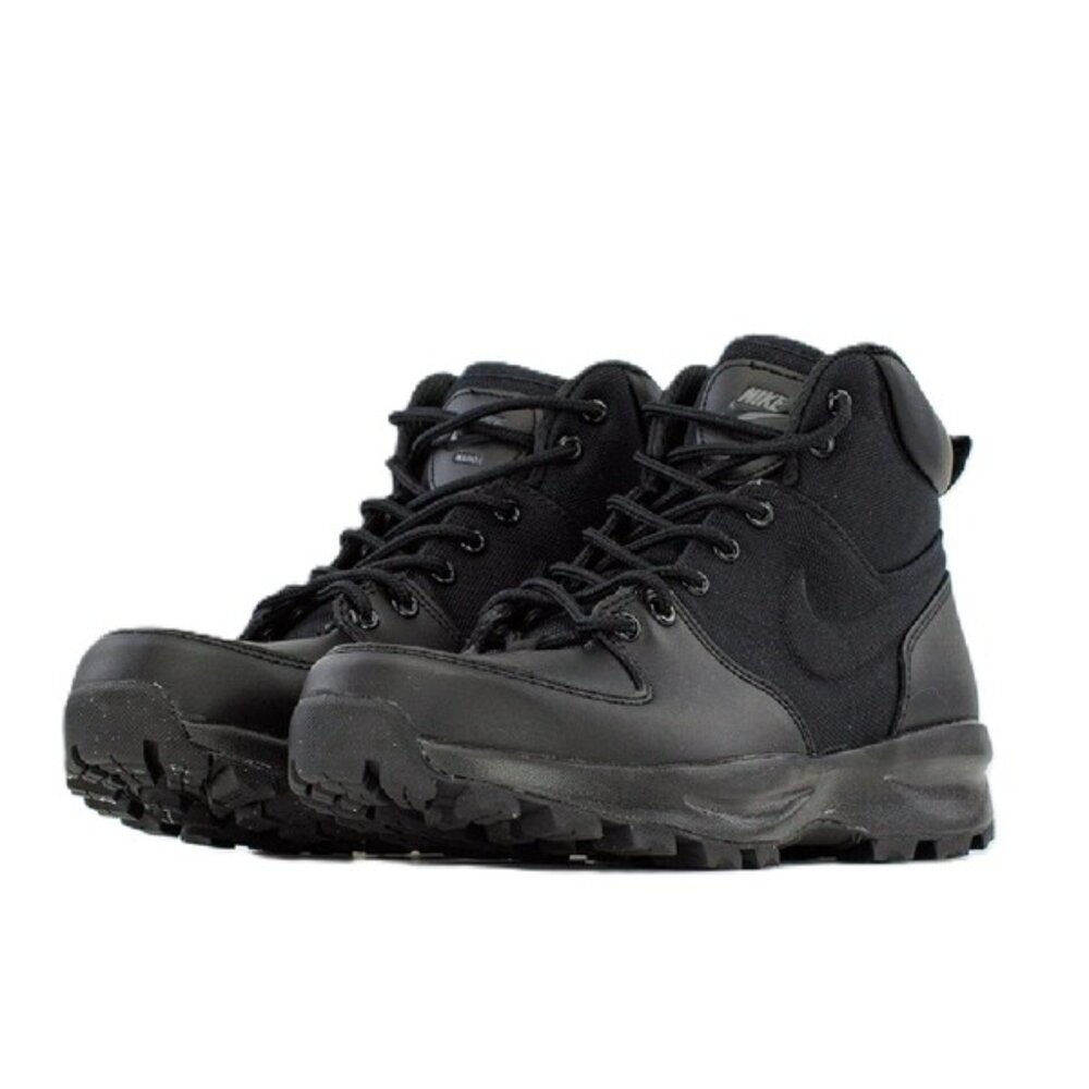 456975-001-Nike Manoa Black 黑皮高筒 靴子 休閒鞋 男鞋 456975-001