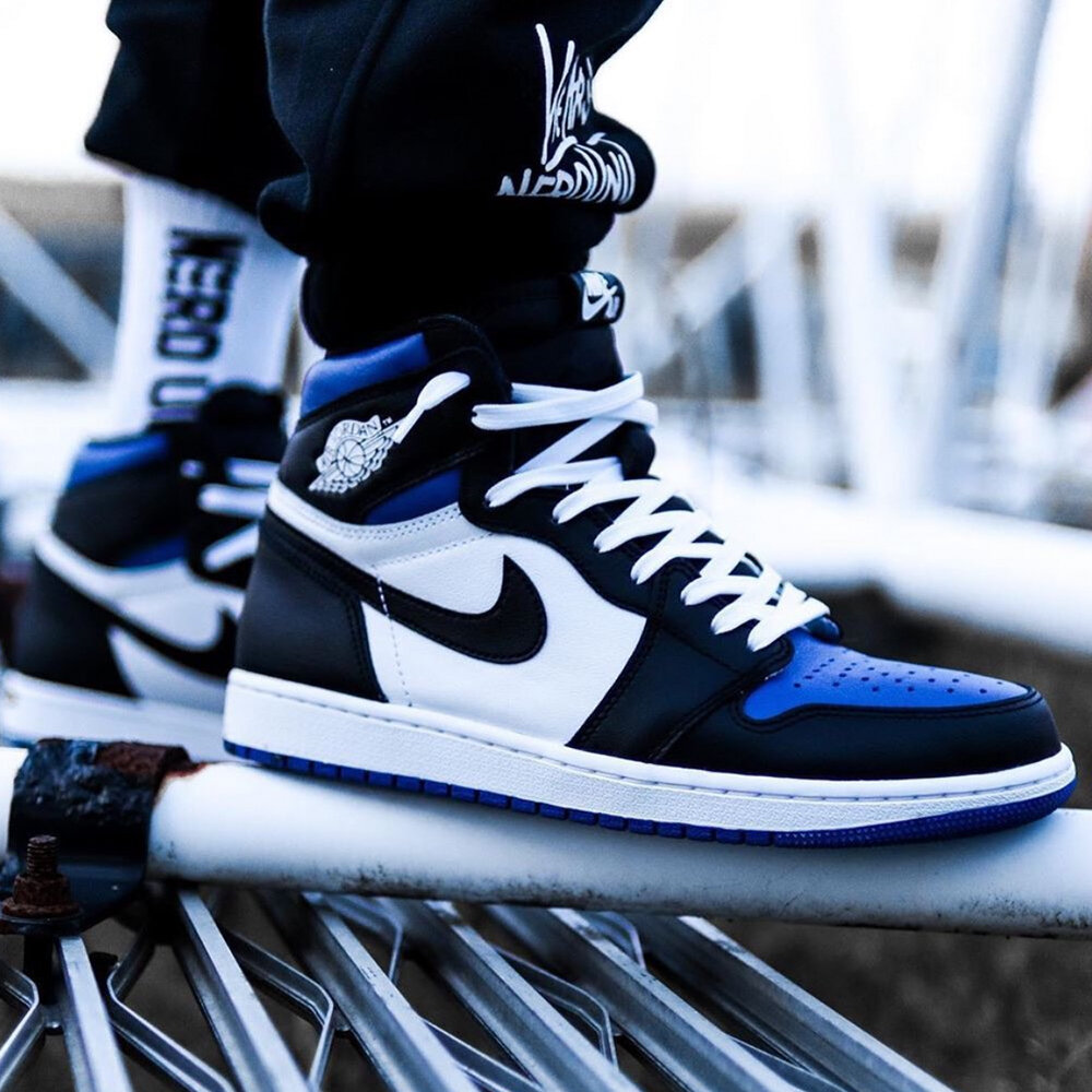 AJ1 OG Game Royal 小閃電 黑藍575441-041/555088-041-圖片-5