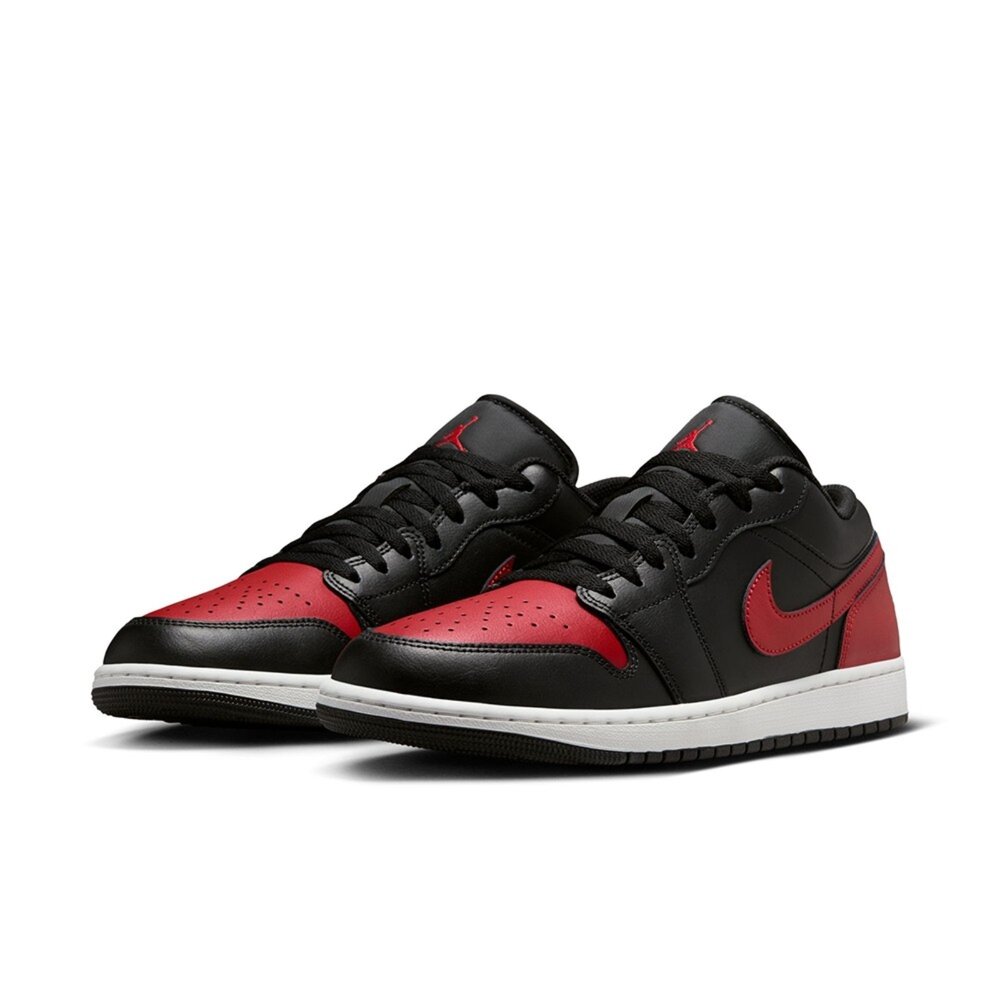 553558-067-Nike Air Jordan 1 Low Bred Twist 黑紅