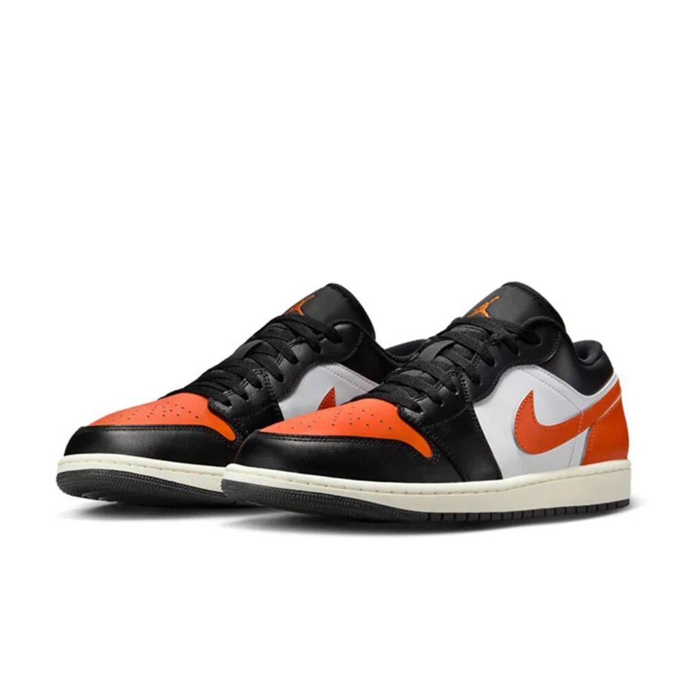 553558-081-Nike Air Jordan 1 Low Starfish 黑橘 553558-081