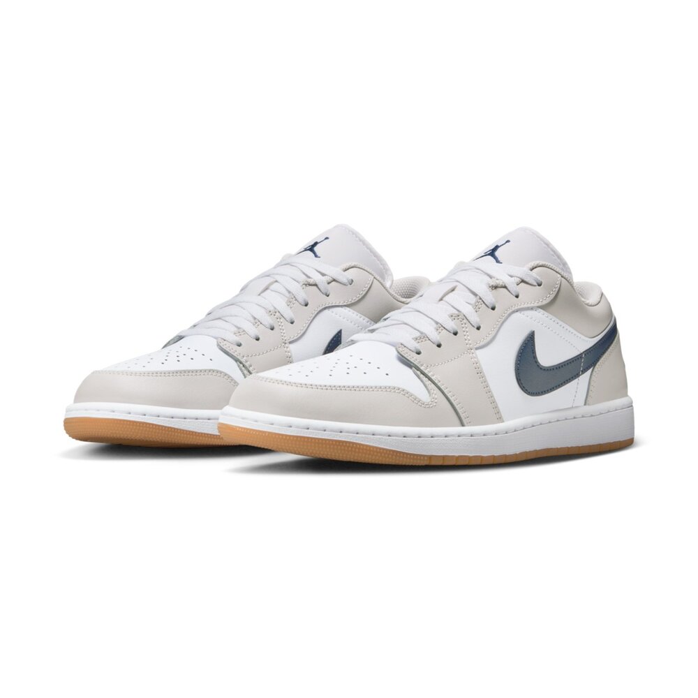 553558-146-Nike Air Jordan 1 Low 白灰藍 AJ1 氣墊 緩震	休閒鞋 男鞋 553558-146