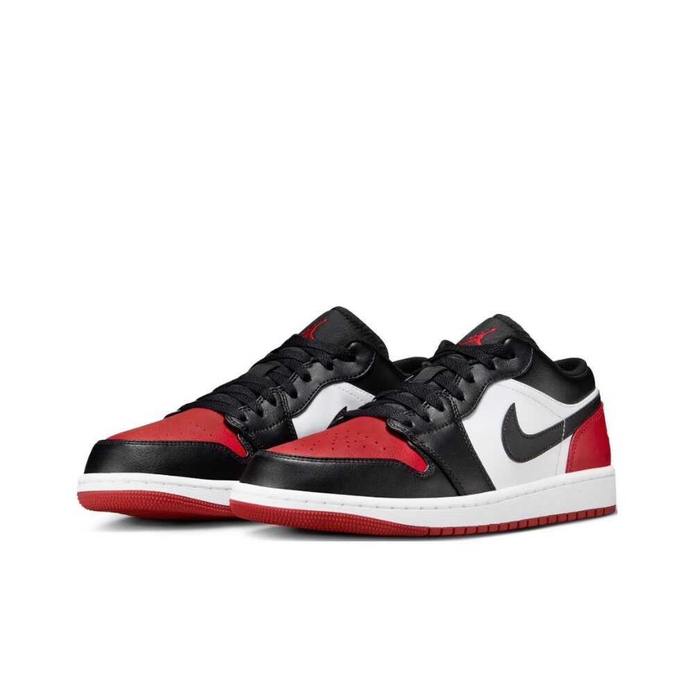 553558-161-Air Jordan 1 Low Bred 黑白紅 芝加哥公牛 黑紅腳趾 553558-161