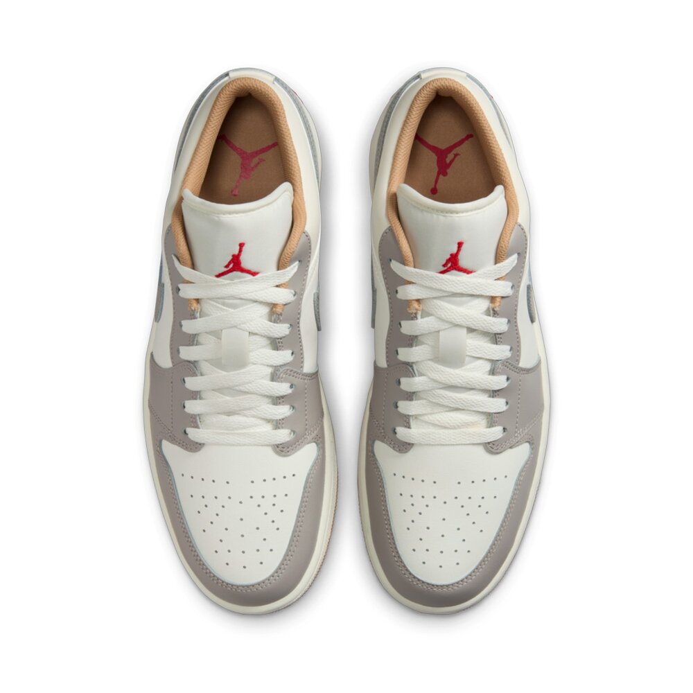 Nike Air Jordan 1 Low College Grey 白灰 553558-169-圖片-3