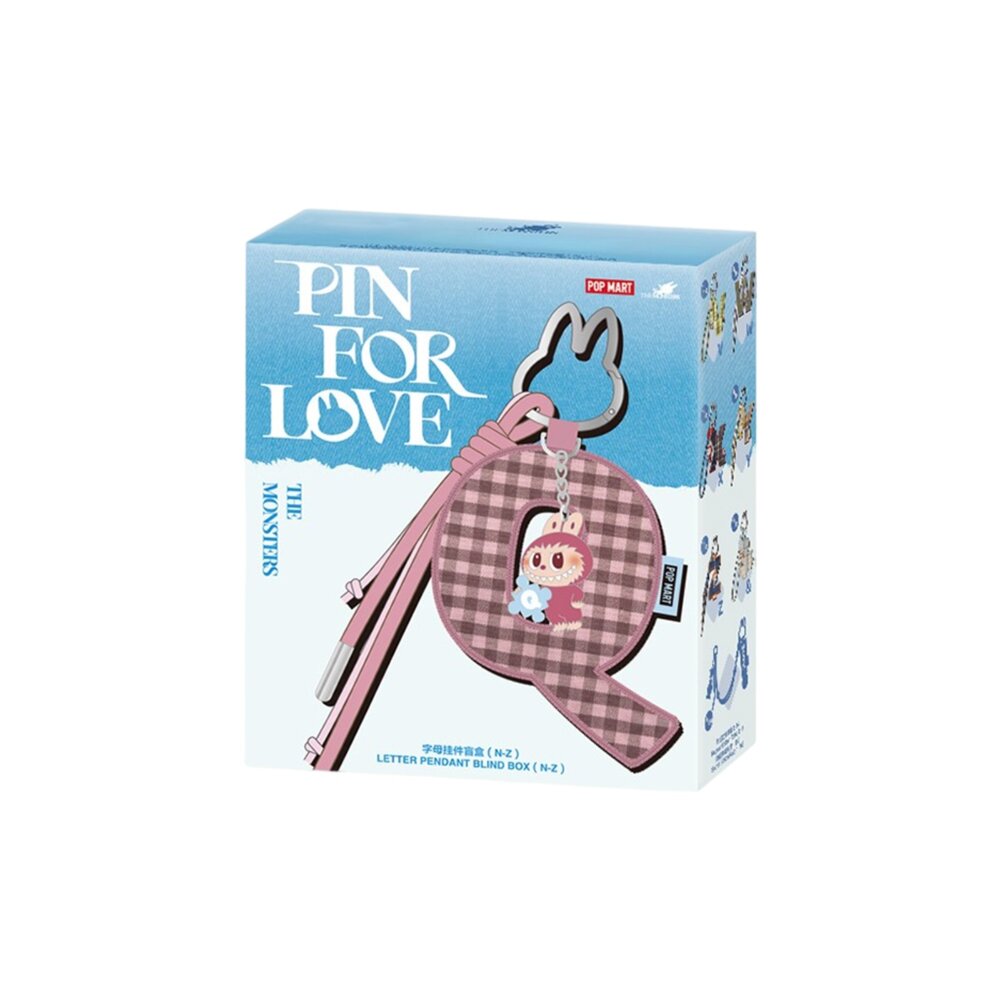  Pop Mart The Monsters 心底密碼系列 - 字母掛件盲盒 N - Z