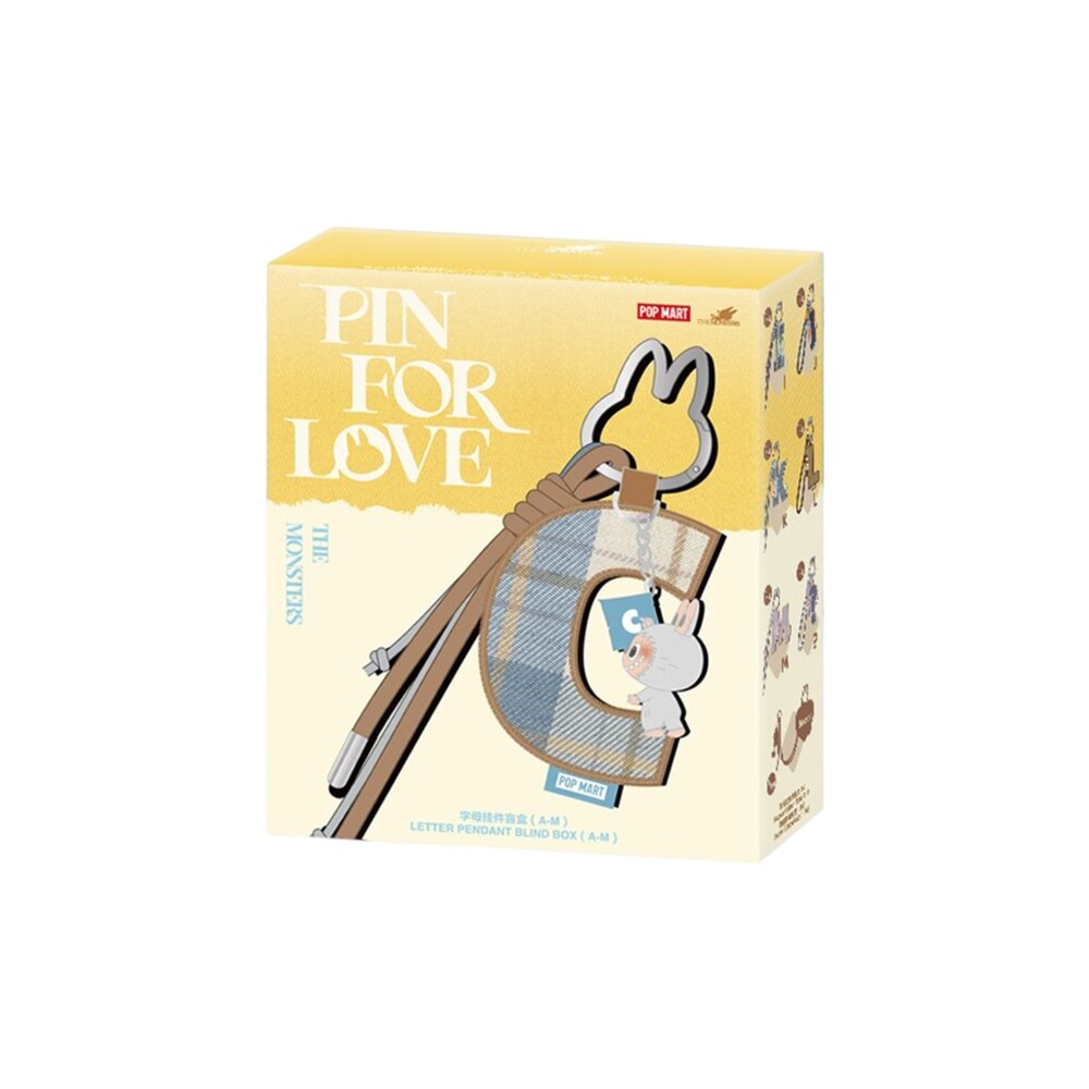  Pop Mart The Monsters 心底密碼系列 - 字母掛件盲盒 A - M