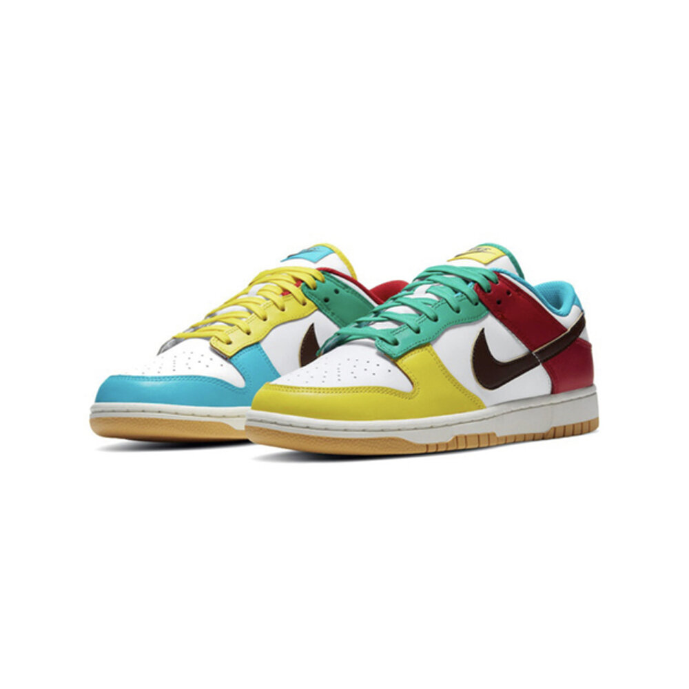 6589879551-Nike Dunk Low Free.99 彩色 鴛鴦 樂高 拼接DH0952-100