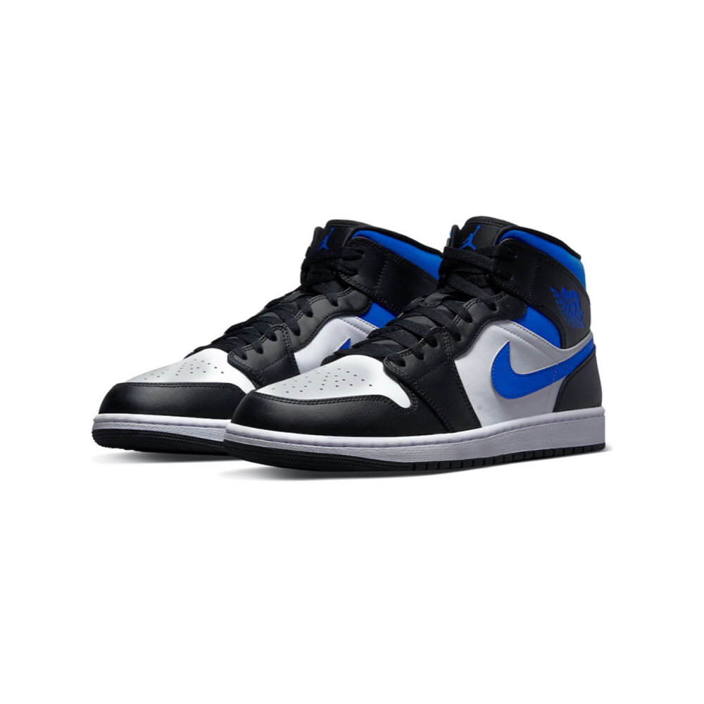 7293979111-Air Jordan 1 Mid White Royal 皇家藍 白黑藍554724-140