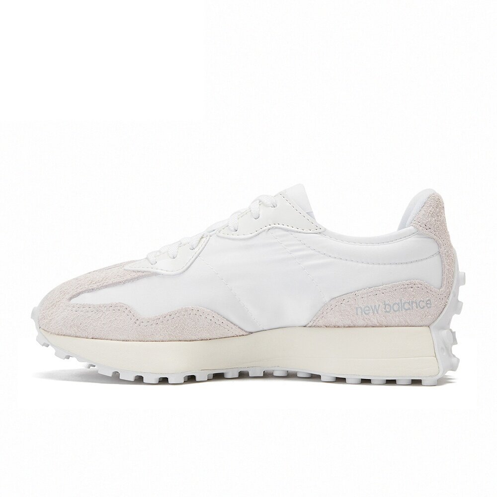 7745757871-New Balance NB327 白灰 白絲綢 女鞋 休閒鞋 WS327SFD