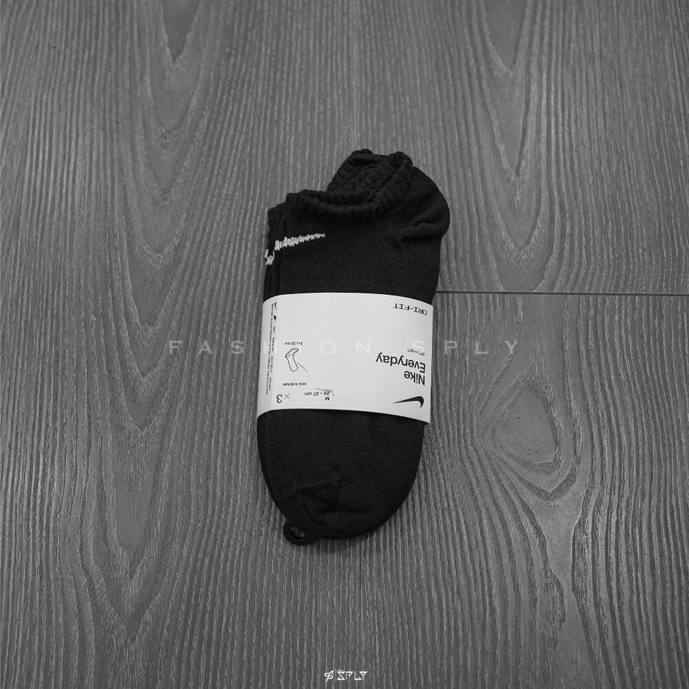 Nike Everyday Cushion Crew 長襪/中筒/短襪 白黑 三雙一組-圖片-7