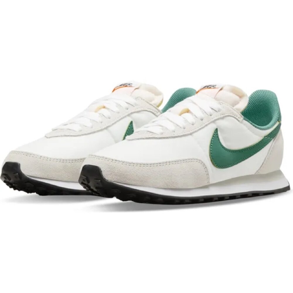 7997359764-Nike Waffle Trainer 2 白綠 米白 休閒鞋 DB8291-001