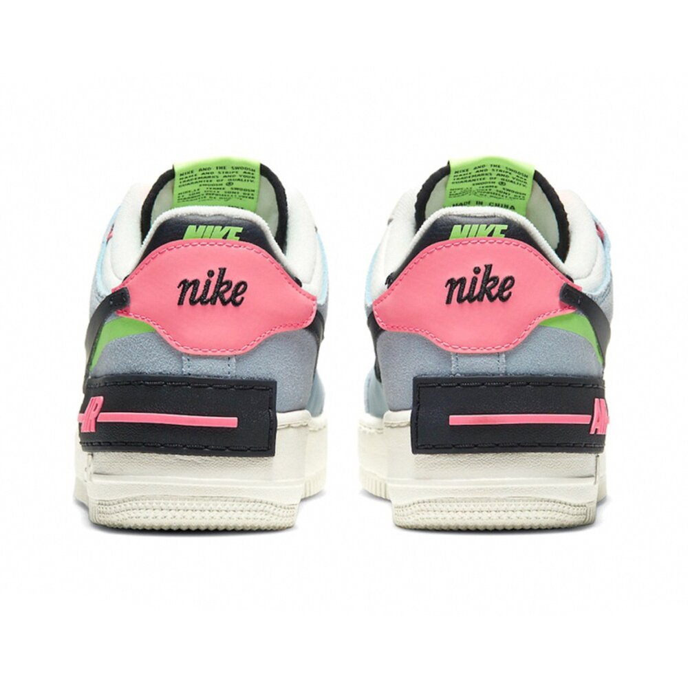 Nike Air Force 1 Shadow 黑藍粉 拼接 結構 CU8591-101-圖片-4
