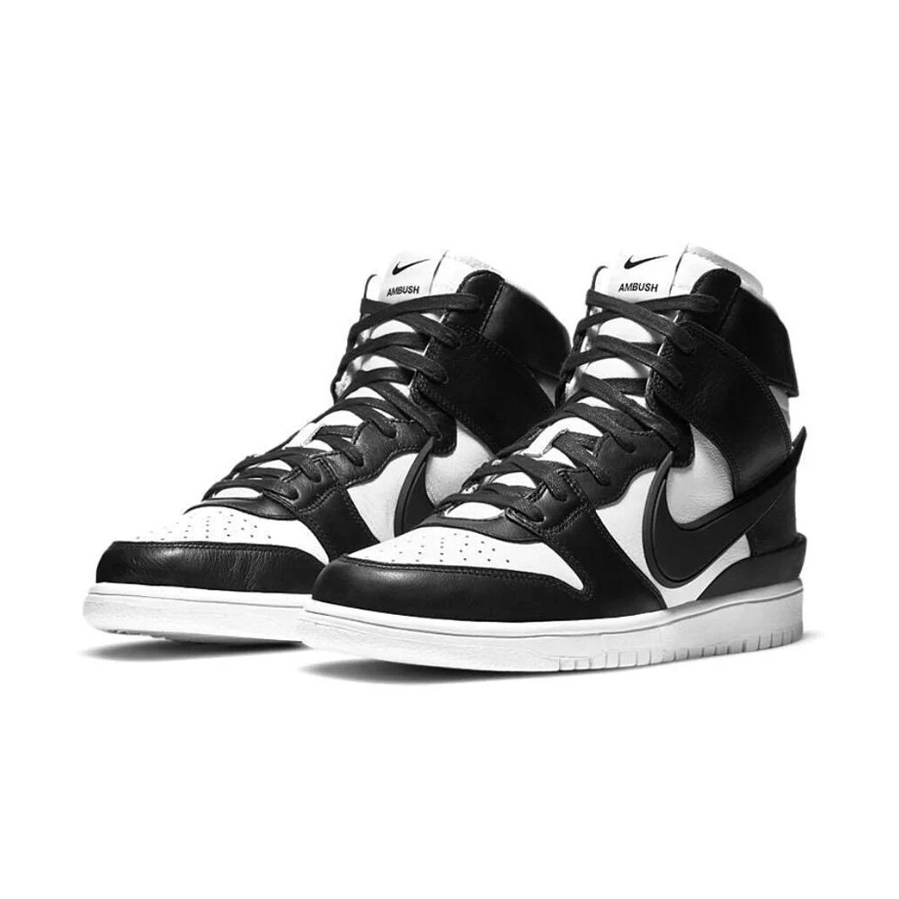 8203362272-Ambush x Nike Dunk High 黑白 高筒 休閒鞋 CU7544-001