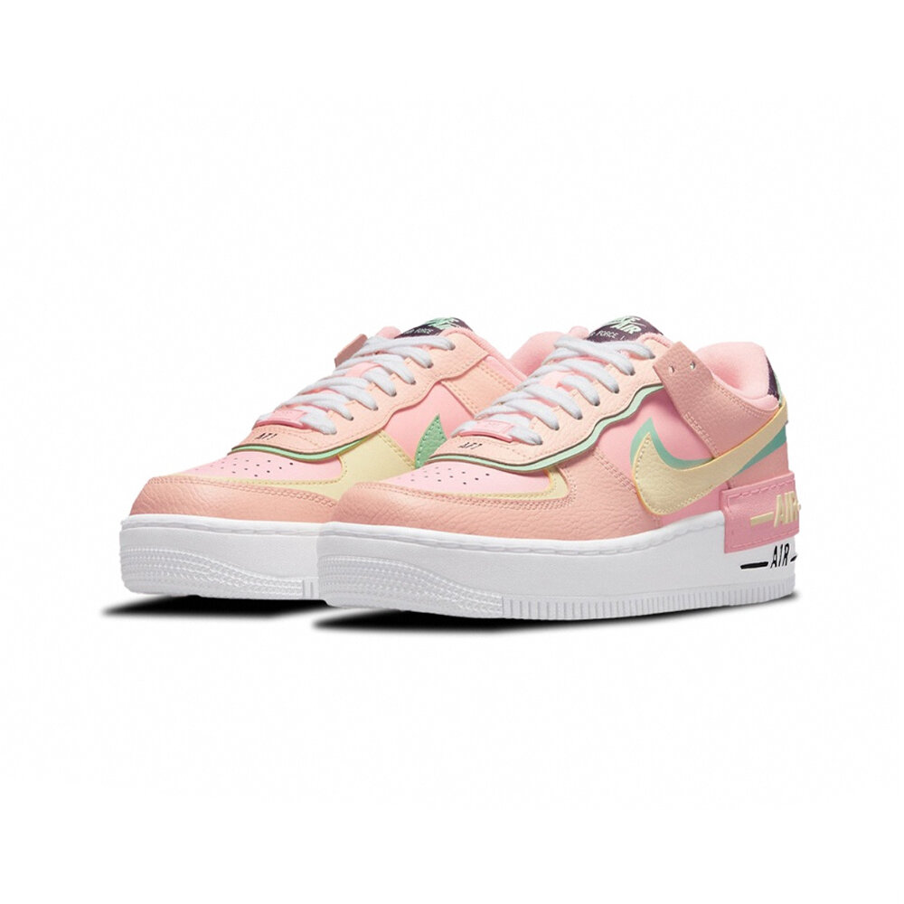 8365256122-Nike Air Force 1 Shadow 粉綠 馬卡龍 結構 CU8591-601