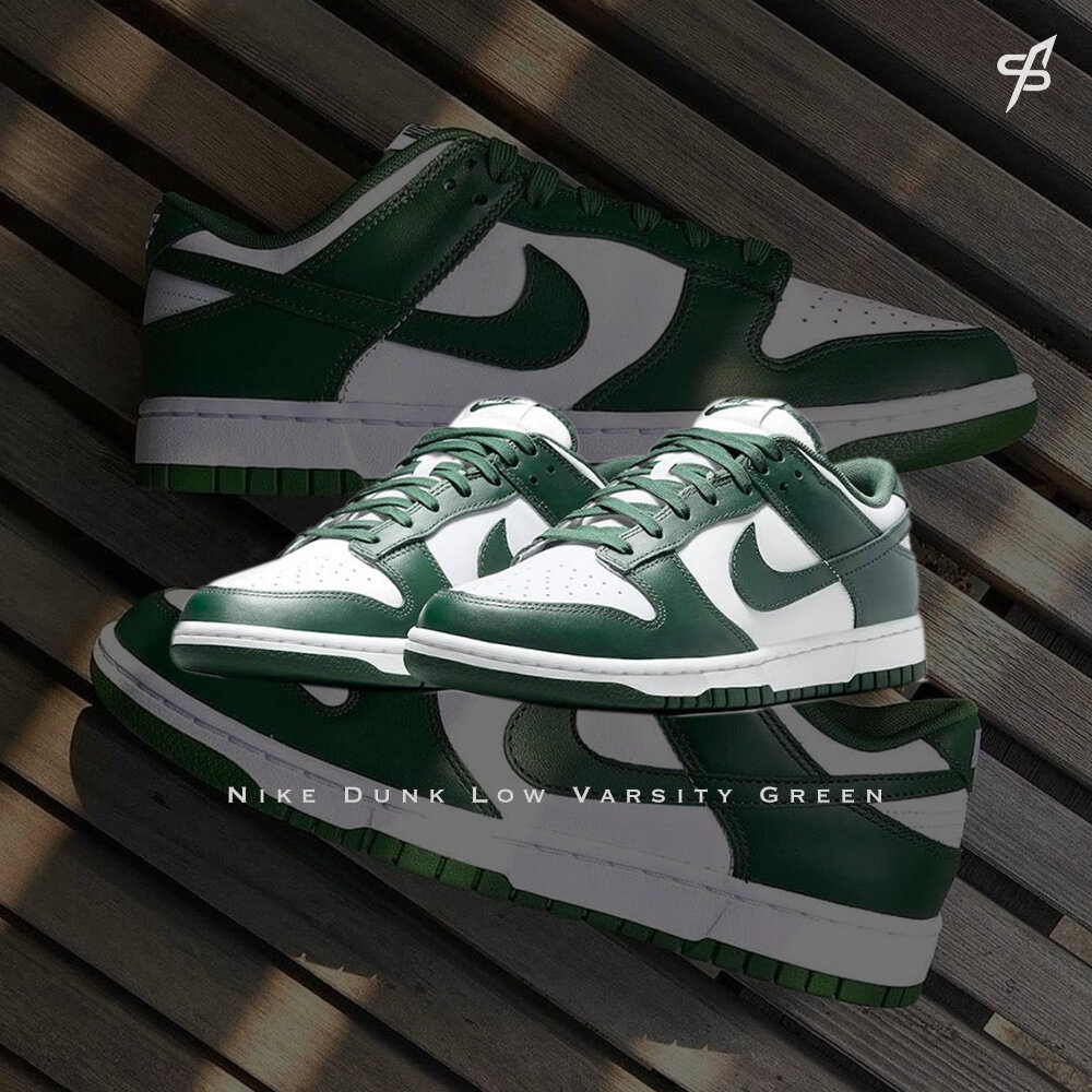 Nike Dunk Low Varsity Green 白綠 男休閒鞋 DD1391-101-圖片-6