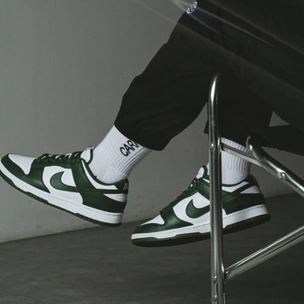 Nike Dunk Low Varsity Green 白綠 男休閒鞋 DD1391-101-圖片-8