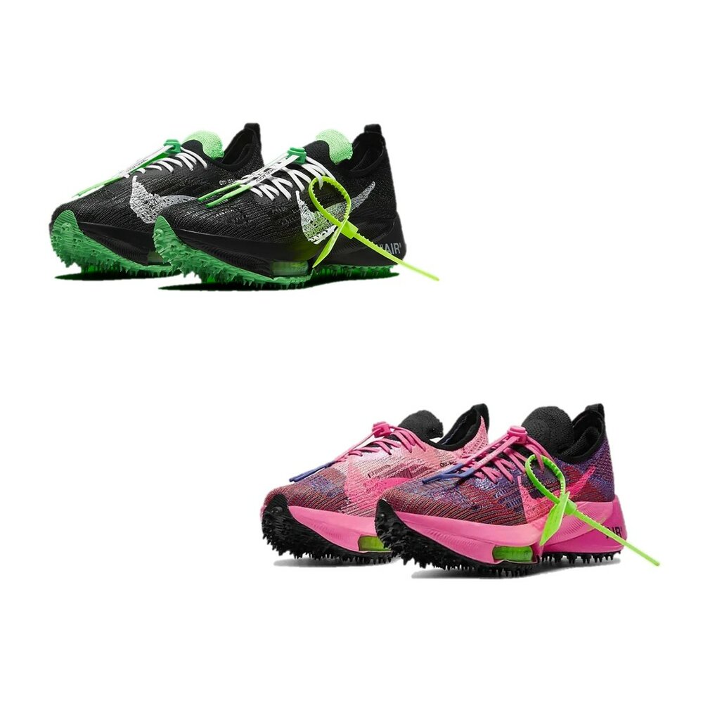 8481816013-Off White x Nike Air Zoom 黑綠/黑粉 CV0697-001/400