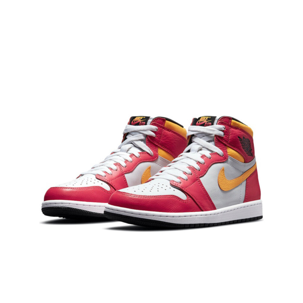 8681649897-AJ1 OG Light Fusion Red 亡靈 紅黃白 555088-603
