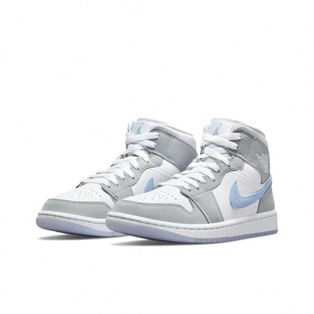 8686099267-Air Jordan 1 Mid Wolf Grey 煙灰 男女款 BQ6472-105