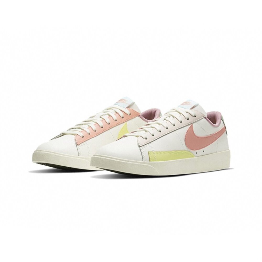 8712601997-Nike Blazer Low 馬卡龍 白粉黃 糖果色 休閒鞋 DJ0035-161