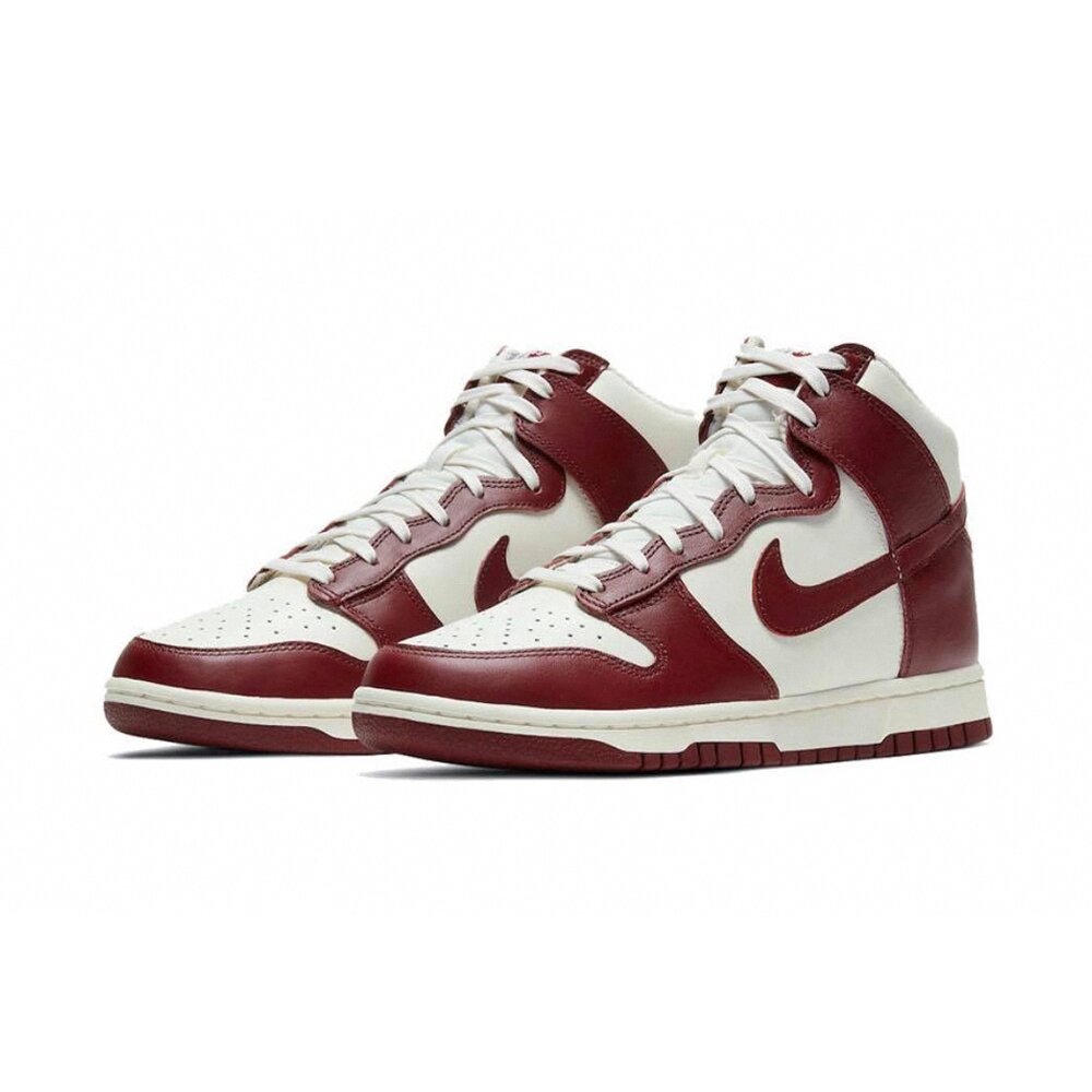 9319958129-Nike Dunk High Team Red 酒紅色 高筒 休閒鞋 DD1869-101
