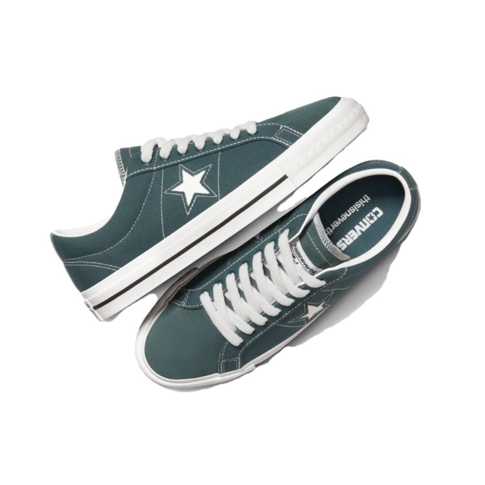 Converse x thisisneverthat One Star Pro 聯名款 健行綠-圖片-2