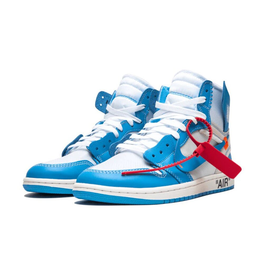 AQ0818-148-Off-White x Nike Air Jordan 1 High White 大學藍 高筒 AQ0818-148