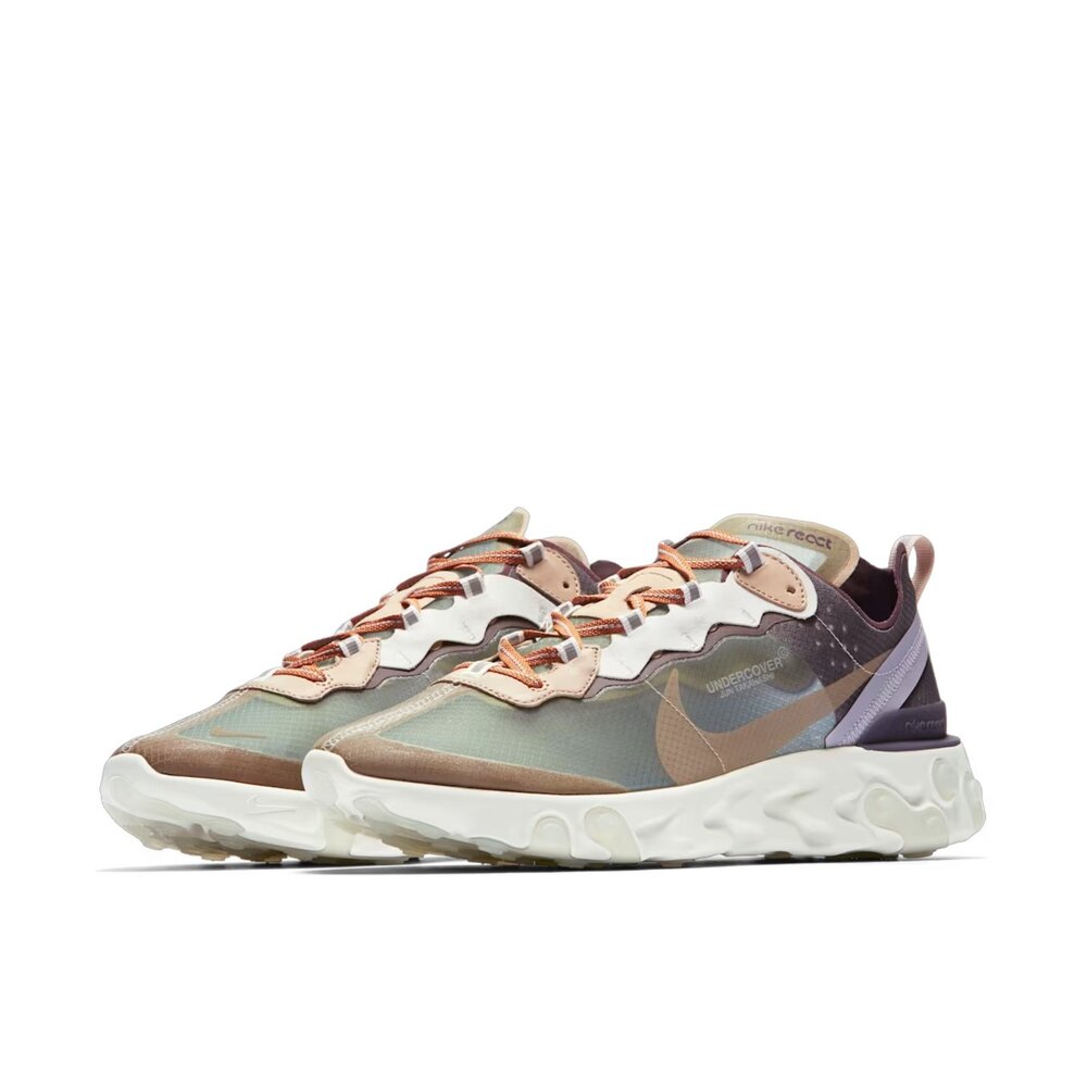 BQ2718-300-Undercover x Nike React Element 87 淺綠色 聯名款 半透明 休閒鞋 運動鞋 男鞋 BQ