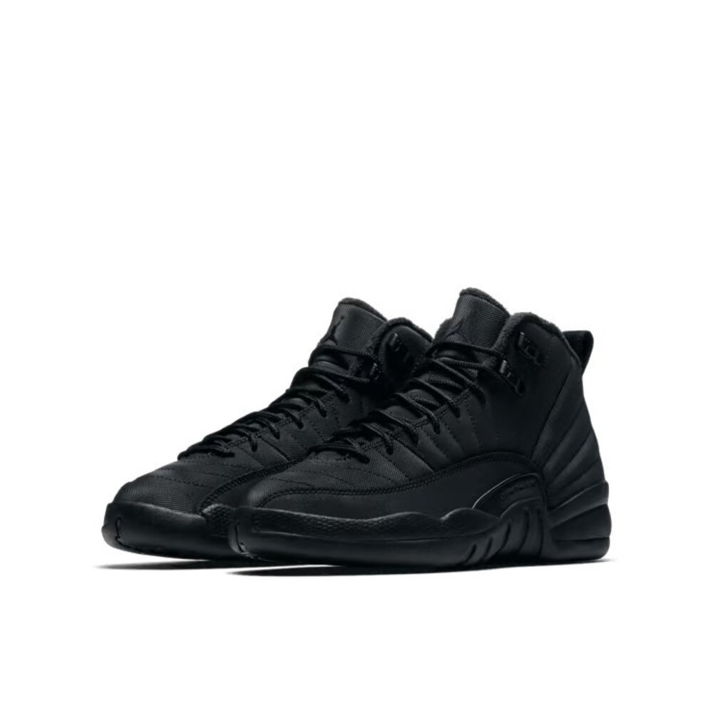 BQ6850-001-Nike Air Jordan 12 Retro Winter Triple Black PS 黑色 高筒 喬丹 休閒鞋