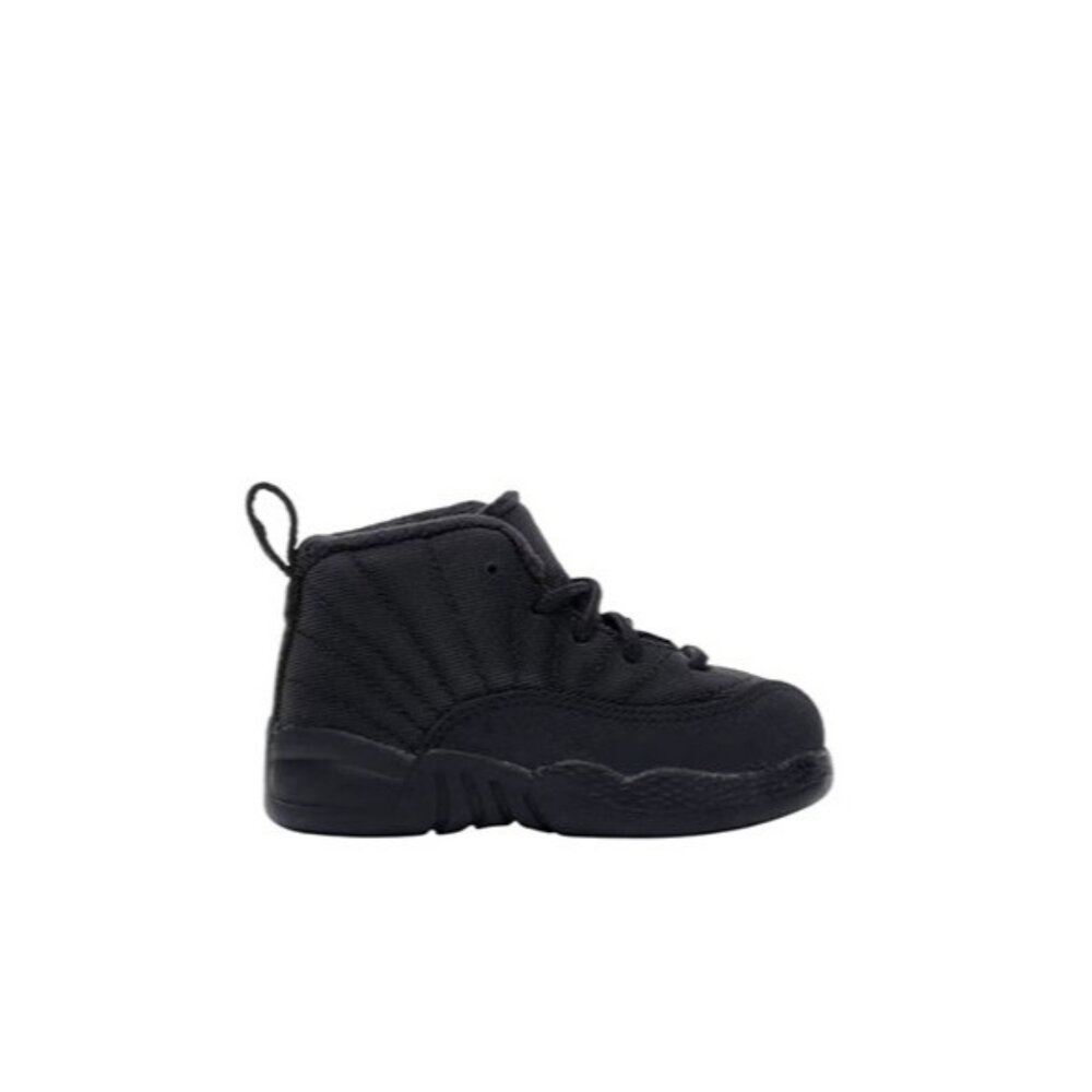 Nike Air Jordan 12 Retro Winter Triple Black TD 黑色 喬丹 AJ12 童-圖片-1