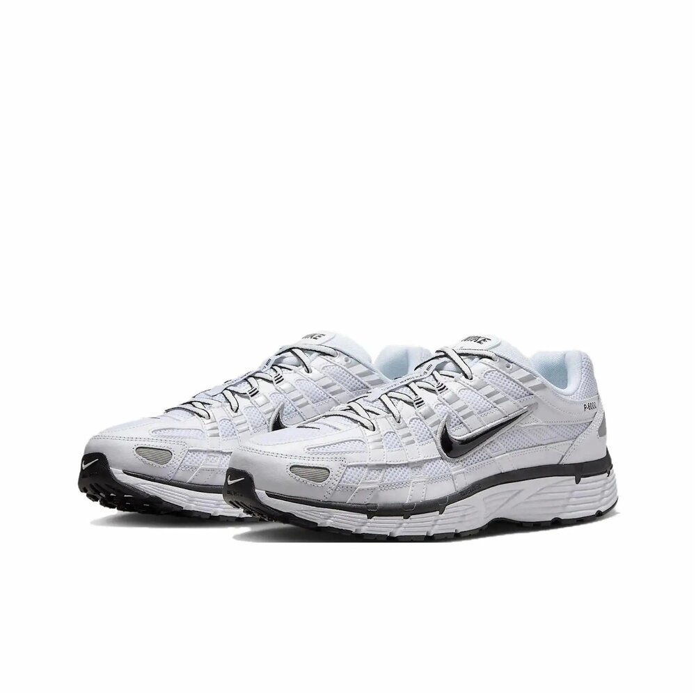 CD6404-107-Nike P-6000 White Metallic Silver Black 白銀黑 復古 緩震 休閒鞋 男鞋 CD6