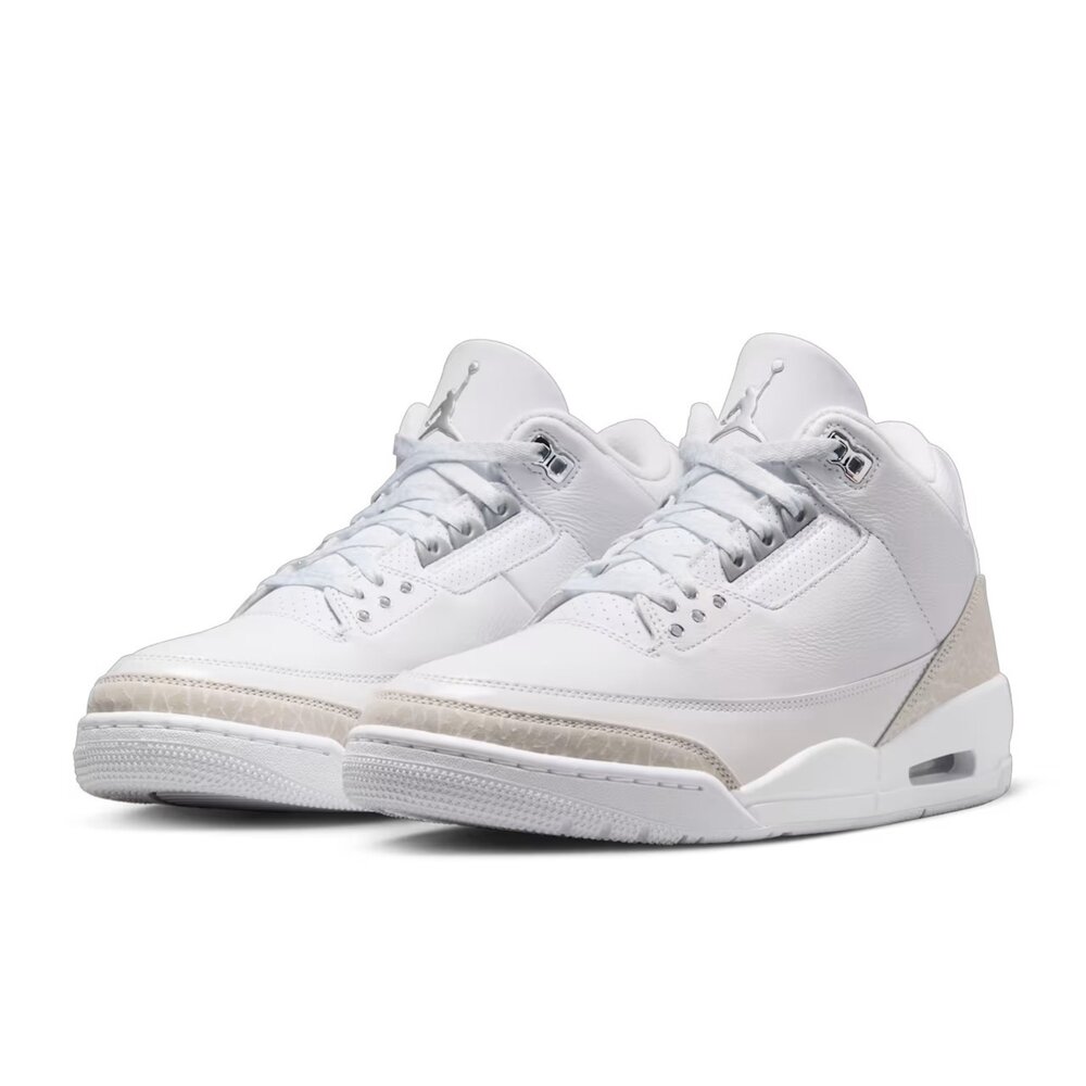 CT8532-111-Nike Air Jordan 3 Retro Pure Money 2025 白爆裂紋 CT8532-111