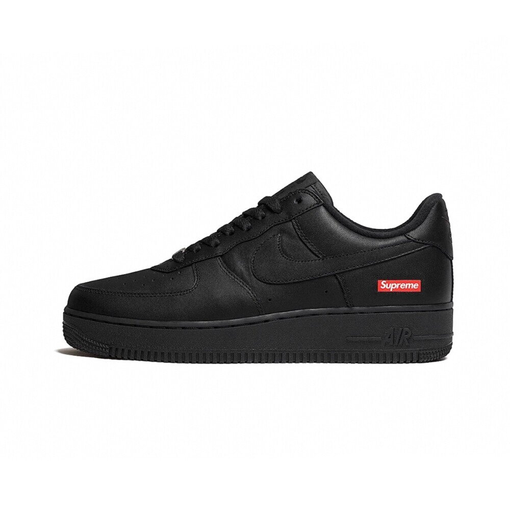 CU9225-001-Supreme x Nike Air Force 1 黑 聯名款 休閒鞋 CU9225-001