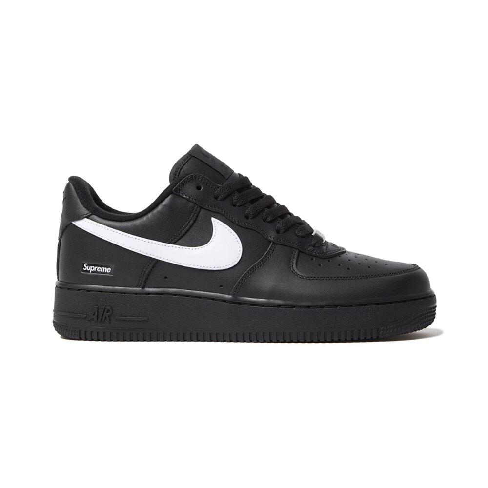 Supreme x Nike Air Force 1 Low SP 黑底白勾 CU9225-002-圖片-1