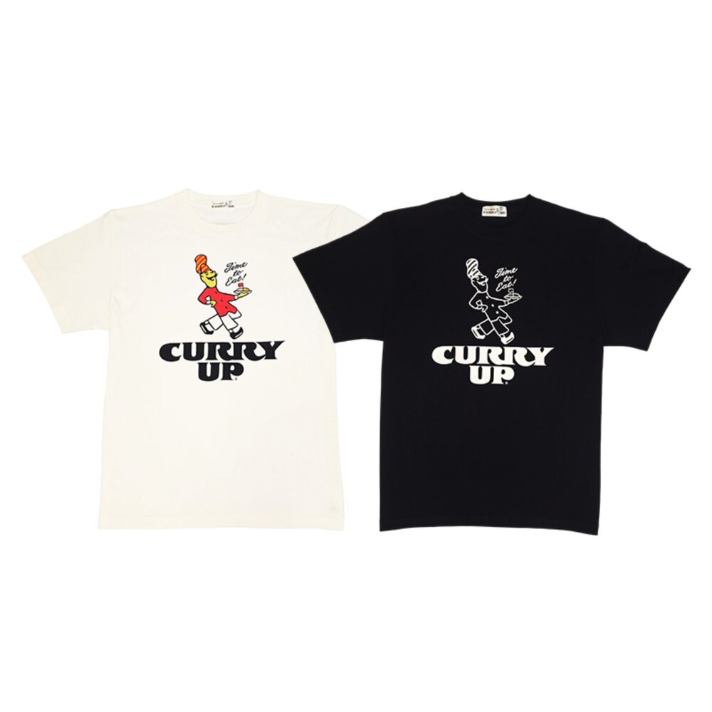 CUBHM-Curry Up By Human Made 白 / 黑色 旗艦限定短袖