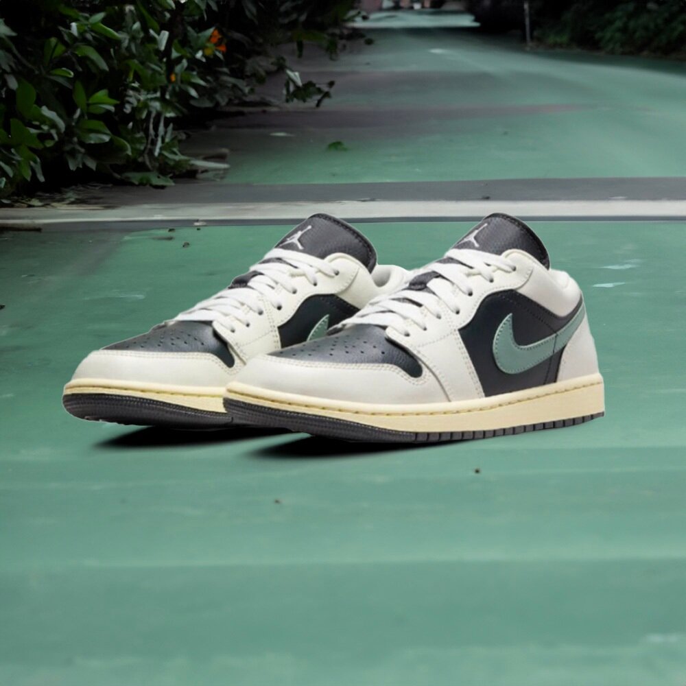W Air Jordan 1 Low Jade Smoke 煙燻墨綠-圖片-6