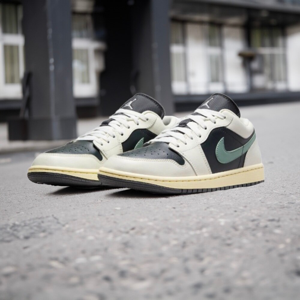 W Air Jordan 1 Low Jade Smoke 煙燻墨綠-圖片-7