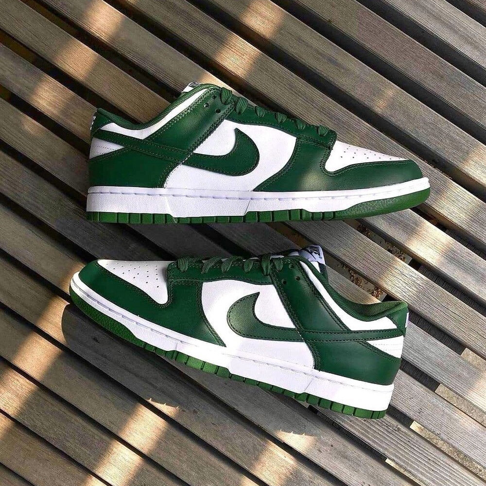 Nike Dunk Low Varsity Green 白綠 男休閒鞋 DD1391-101-圖片-7