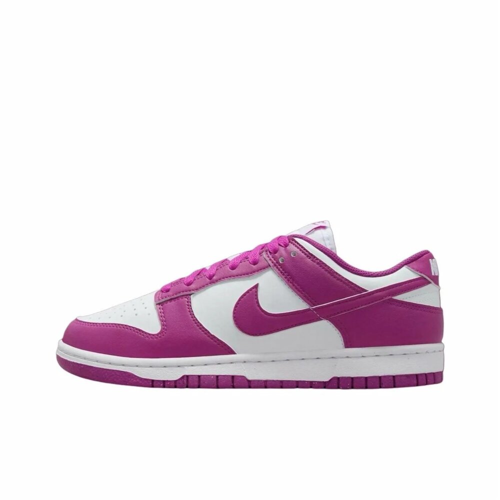 W Nike Dunk Low Next Nature Hot Fuchsia 紫紅色 桃紅 火龍果粉 低筒 休閒鞋 女-圖片-1