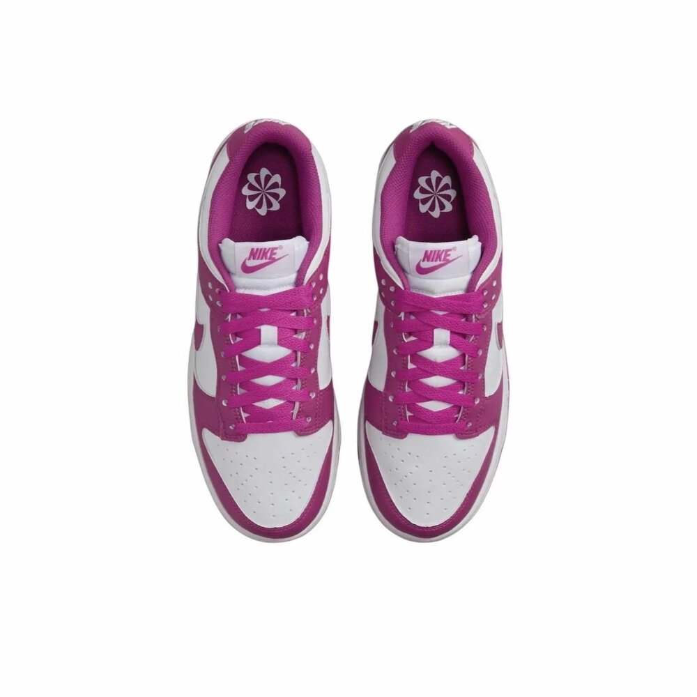 W Nike Dunk Low Next Nature Hot Fuchsia 紫紅色 桃紅 火龍果粉 低筒 休閒鞋 女-圖片-3