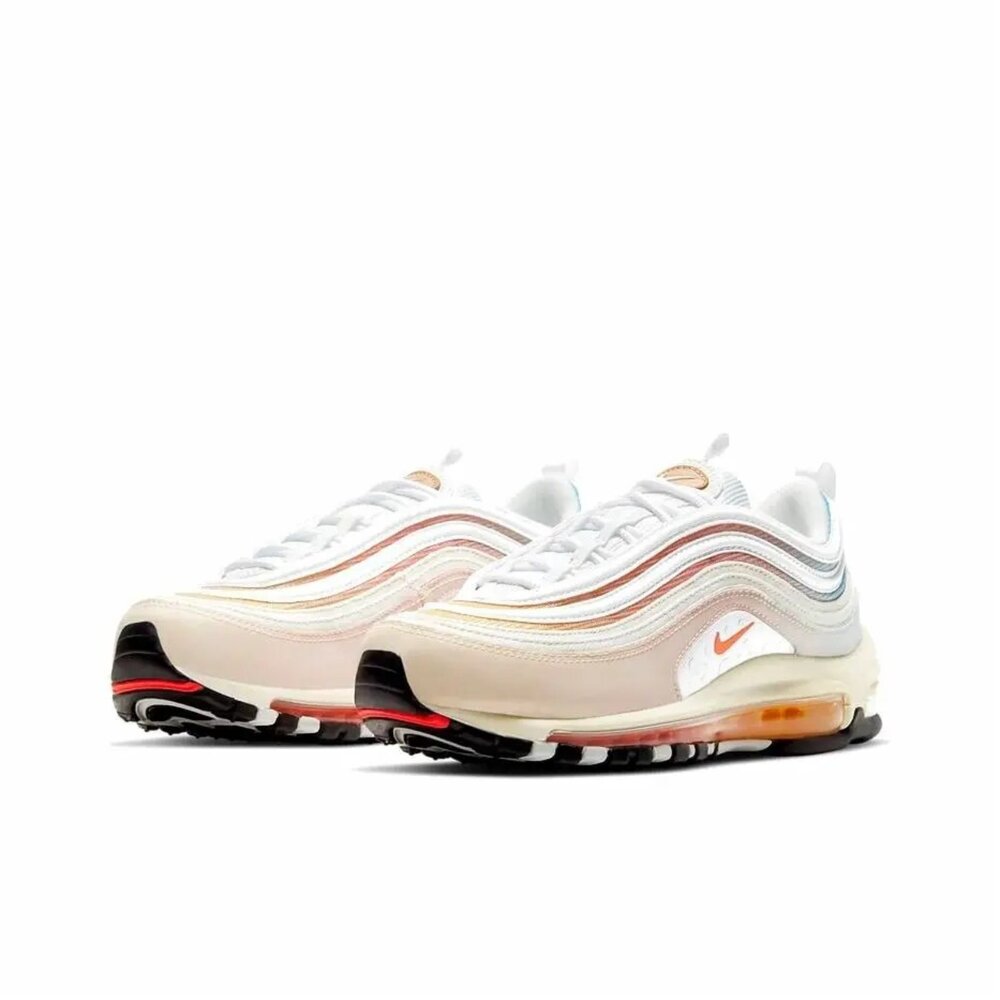 DD8500-161-W Nike Air Max 97 White-Infrared 粉藍漸變 氣墊 舒適 避震 休閒鞋 女鞋 DD8500