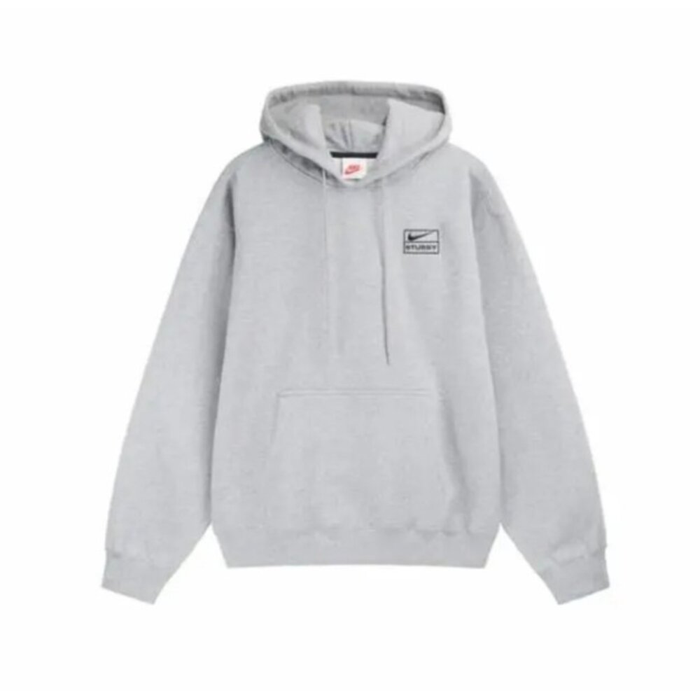 DJ9489-063-Nike x Stussy Hoodie Grey 灰色 帽T 亞版 聯名 保暖 DJ9489-063