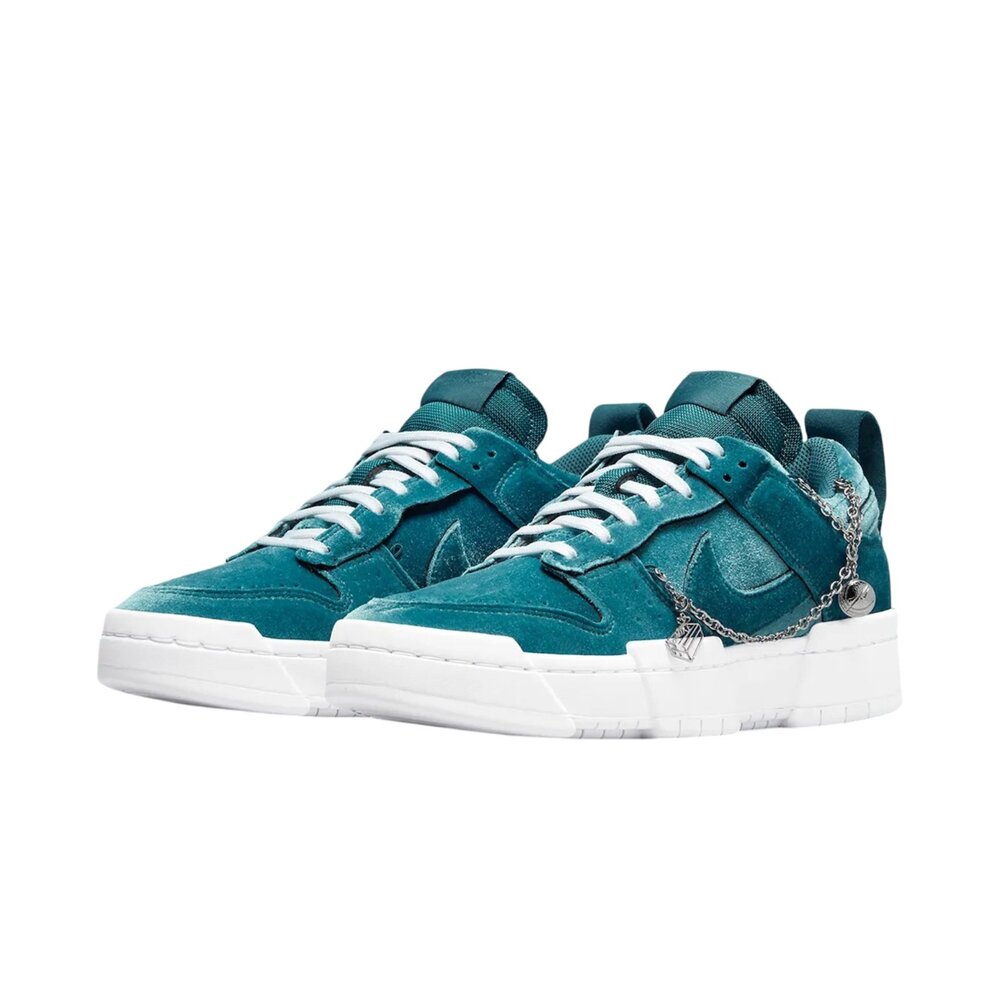 DO5219-010-W Nike Dunk Low Disrupt Ash Green 灰綠 解構 質感 絨布 休閒鞋 女鞋 DO5219-